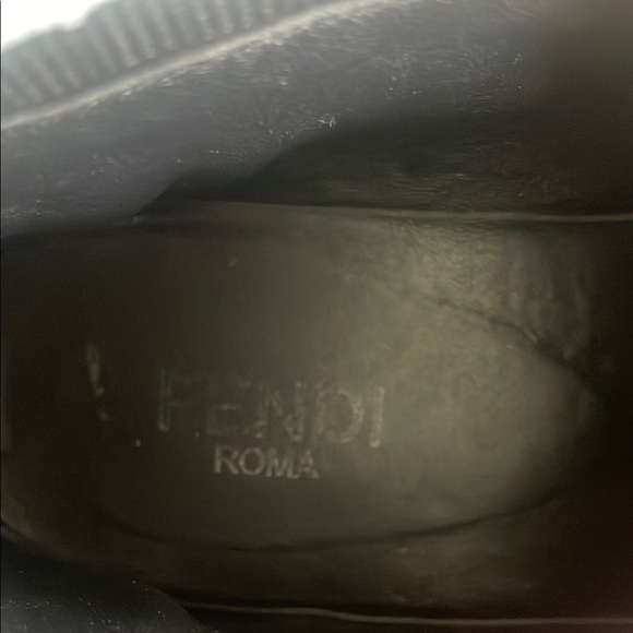 Fendi Black and Brown Sneakers size 6 / 6.5 - Picture 4 of 4